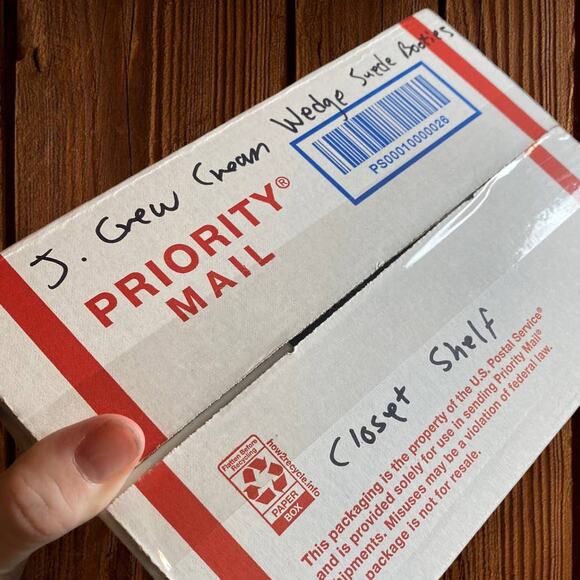 J. Crew Genuine Suede Cream Beige Double Zipper Wedge Boots Size 9 - Picture 9 of 9